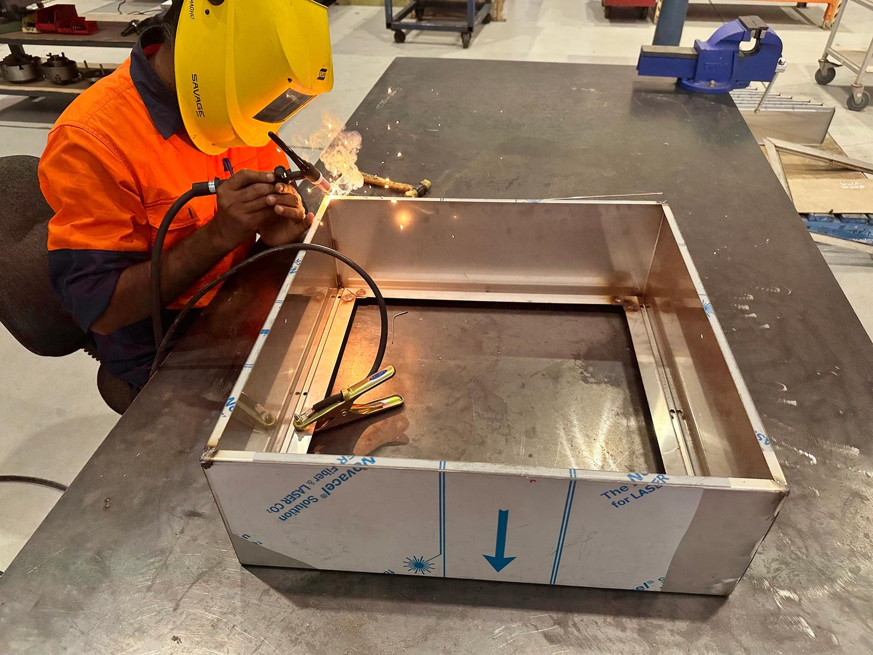 Precision laser cutting services in Adelaide by Gaja Engineering delivering high accuracy fabrication